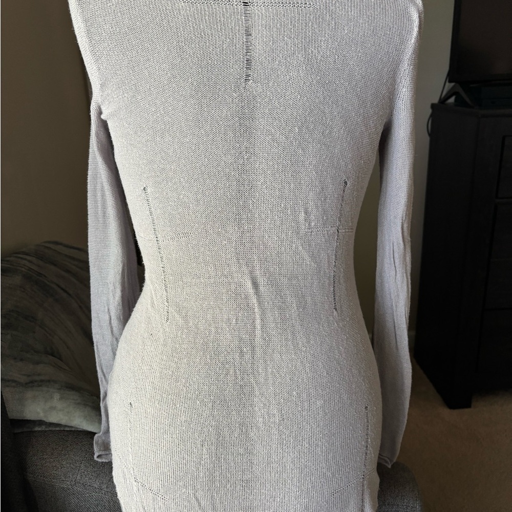 Rock & Republic Heather Gray Knit Top - Picture 3 of 4